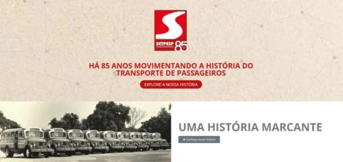 SETPESP lança site comemorativo pelos 85 anos da entidade e revisita a história do transporte rodoviário de passageiros em SP